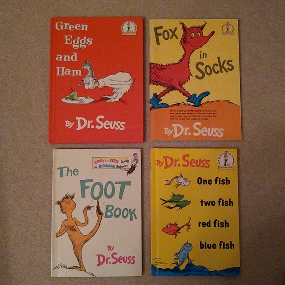 DR. SEUSS BOOKS Set of 4 Classic Stories - Picture 1 of 7